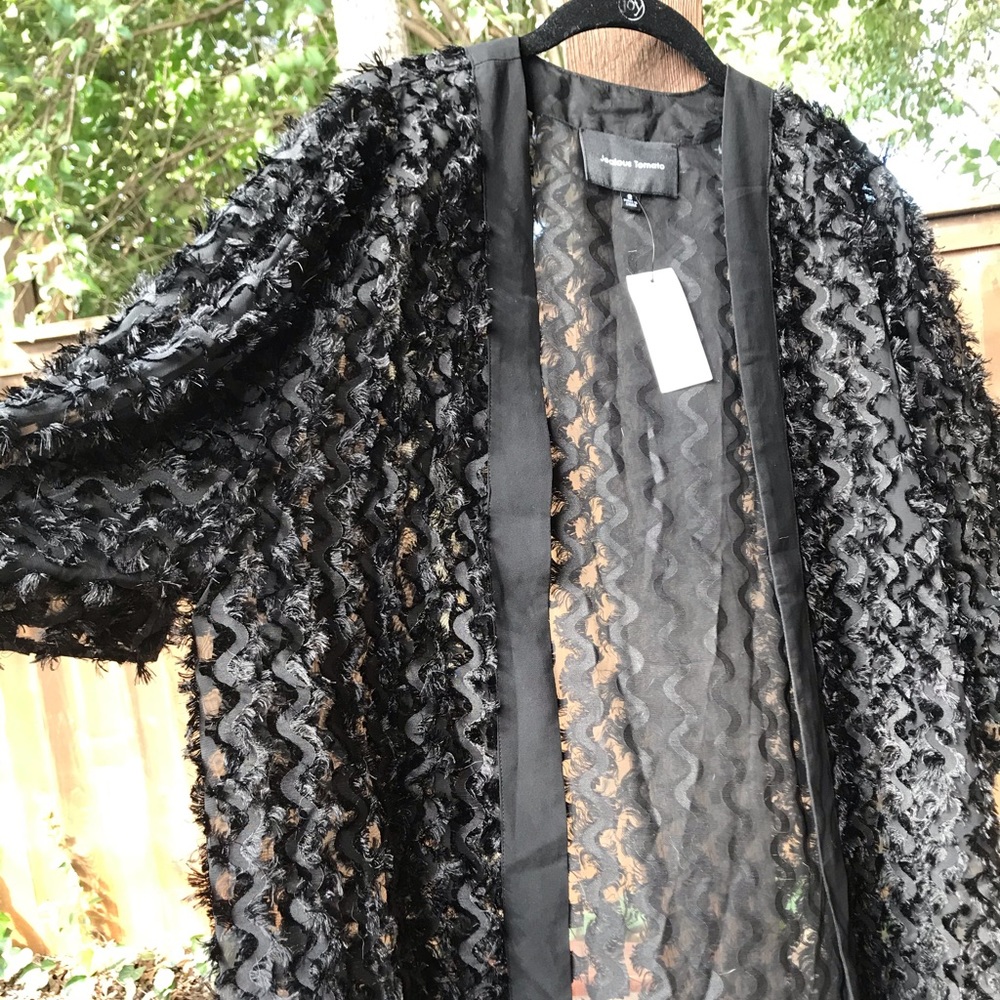 NEVER WORN Black Kimono